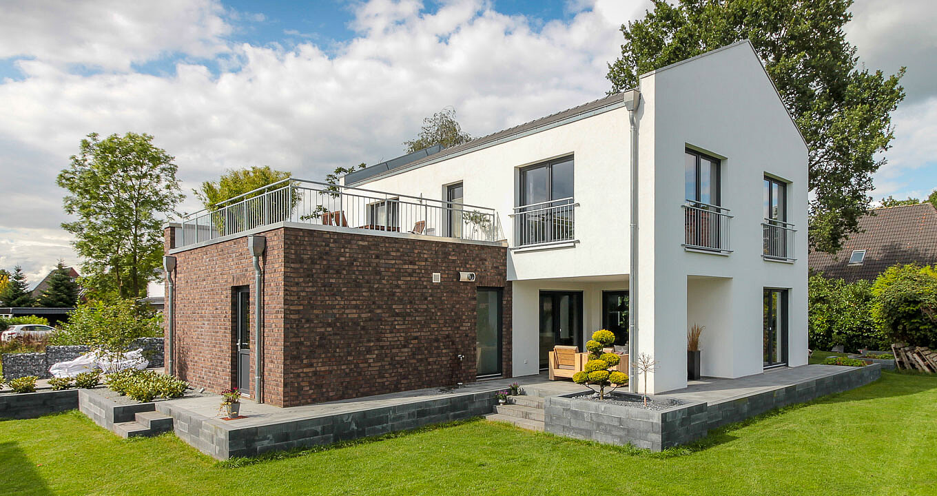 ECO System HAUS – Haustypen – Bauhaus modern classic – Außenansicht