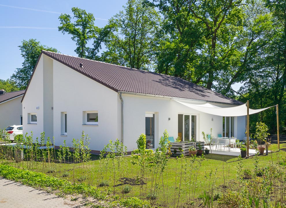 Bungalow mit architektonischen Freiheiten